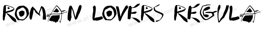 Roman lovers Regula字体转换